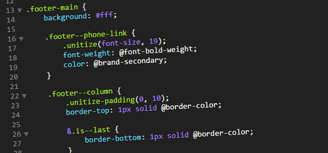 LESS / CSS anpassen